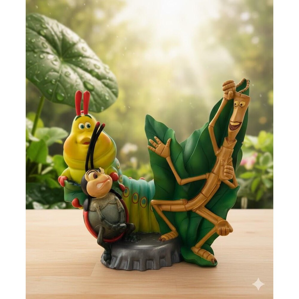 A Bug’s Life Character Figurine – Heimlich, Francis & Slim Statue